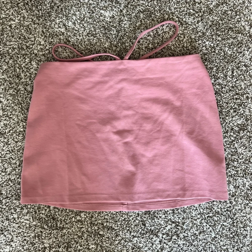 Superdown Pink Bodycon Mini Skirt with Waist Strap Detail – Size M NWT